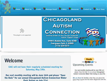 Tablet Screenshot of chicagoautism.org